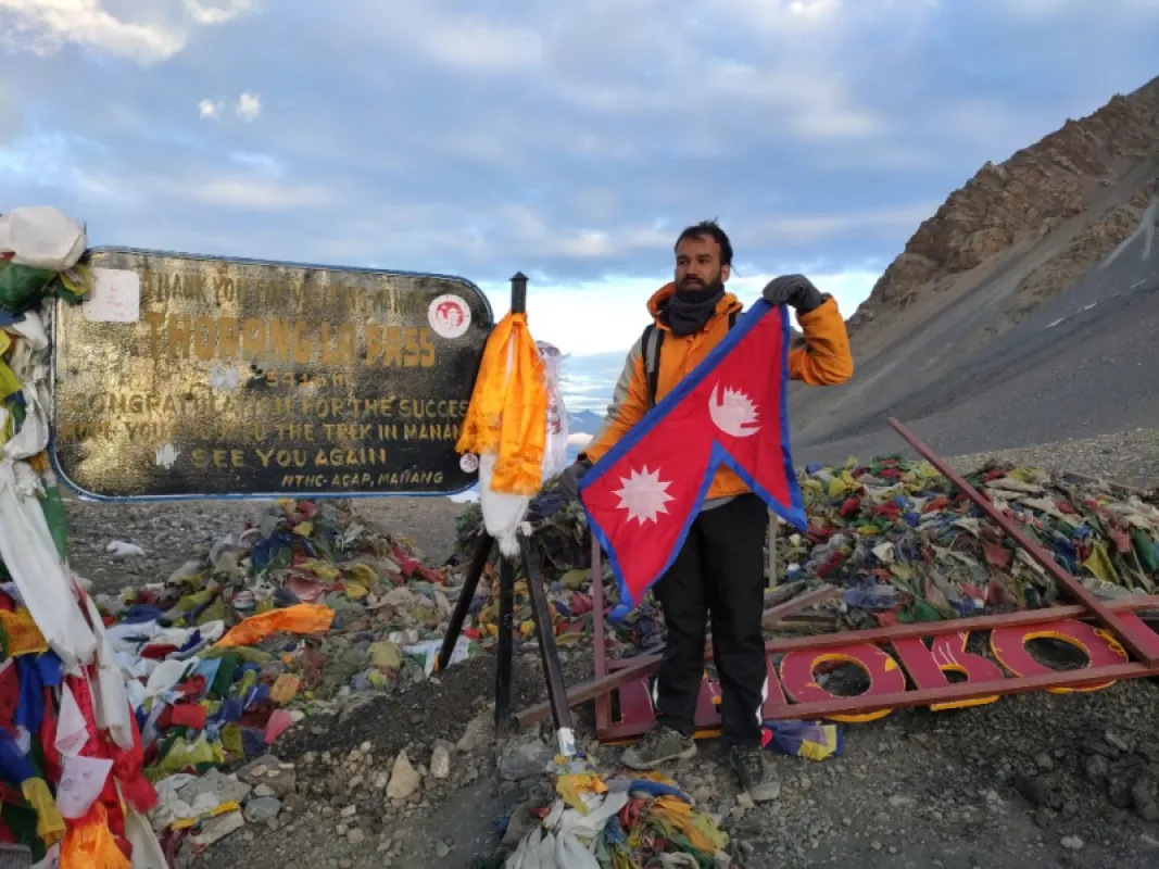 Tilicho lake and Throlanga pass upper Mustang
